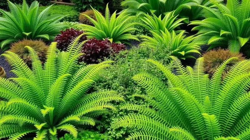 Como usar samambaias no paisagismo para dar vida ao seu jardim