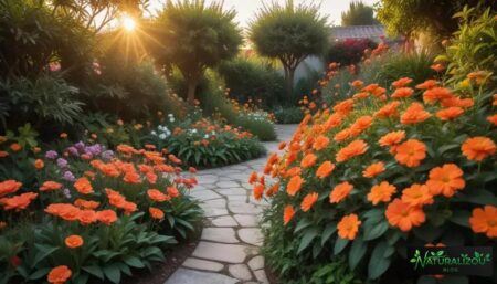 Flores laranjas para colorir seu jardim de forma vibrante