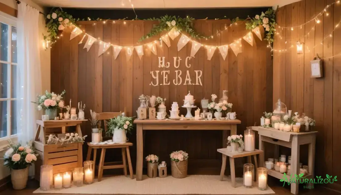 ideias criativas para decoração de chá bar