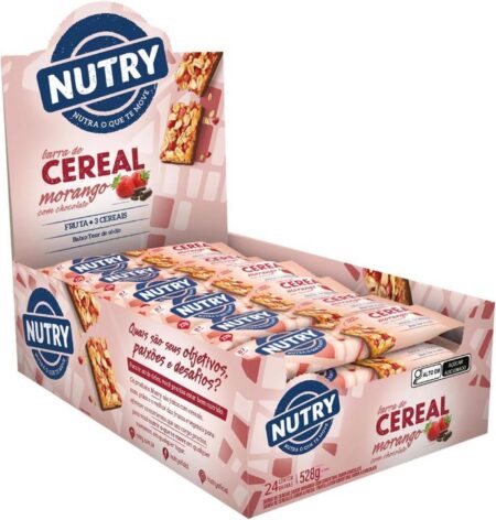 Nutry Display Barra de Cereal Morango (2026): Vale a Pena? Avaliação Nutry Display Barra de Cereal Morango com Chocolate: Vale a Pena em 2025?