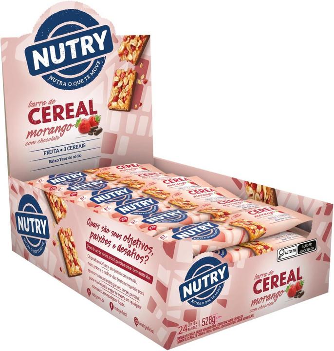 Nutry Display Barra de Cereal Morango (2026): Vale a Pena? Avaliação Nutry Display Barra de Cereal Morango com Chocolate: Vale a Pena em 2025?