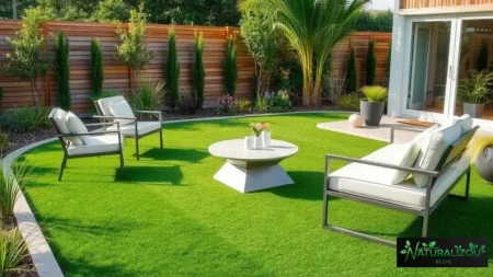 Paisagismo com grama sintética: ideias para transformar seu espaço