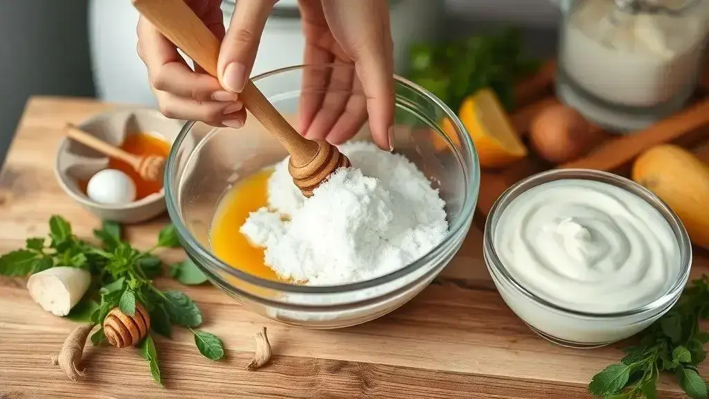 Passo a passo para preparar o esfoliante cremoso em casa