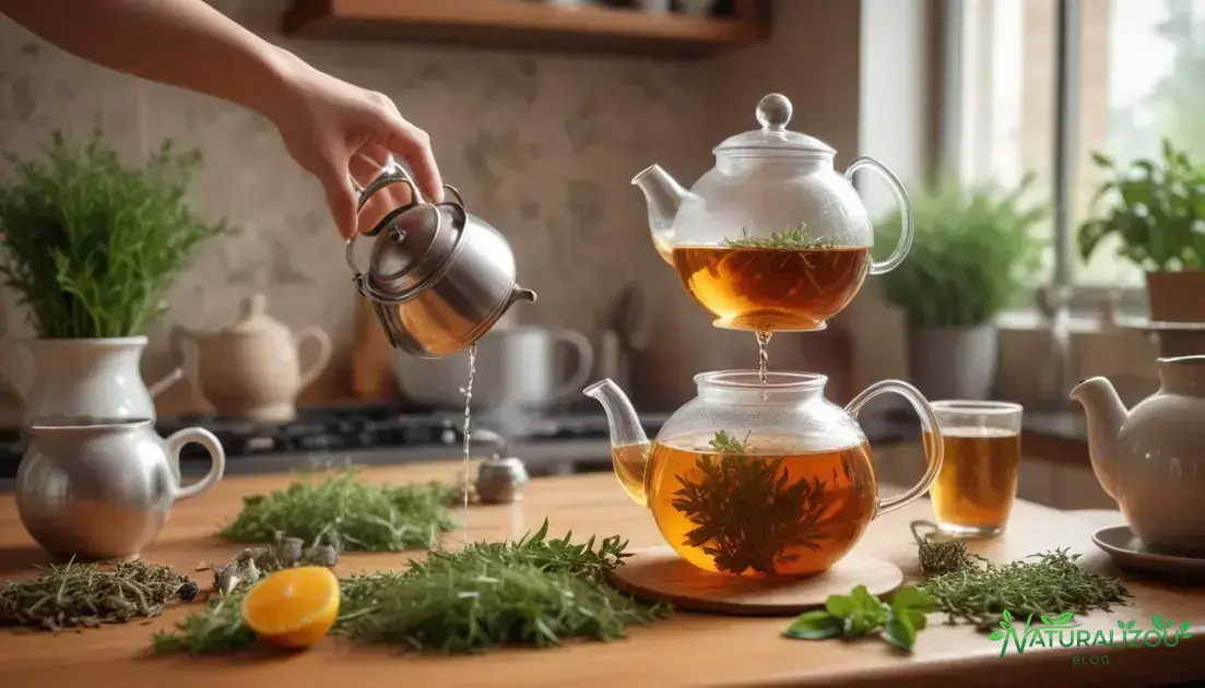 Preparo correto do chá para potencializar o efeito