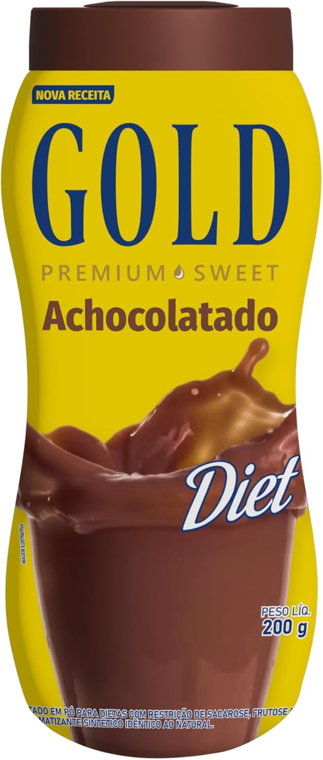 GOLD Achocolatado Em Po Pote 200G GOLD Achocolatado Em Po Pote 200G