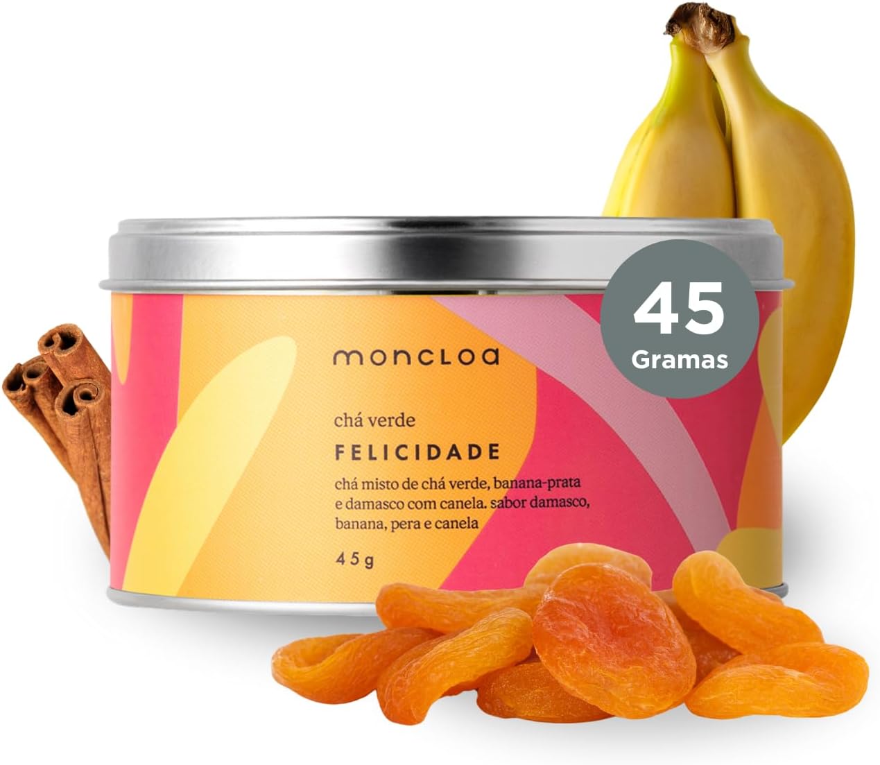 Moncloa Chá Verde Felicidade - Lata 45G