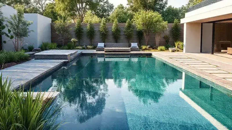 como fazer um espelho d'água com borda infinita e valorizar seu espaço