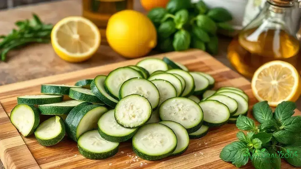 Como preparar abobrinha para saladas perfeitas
