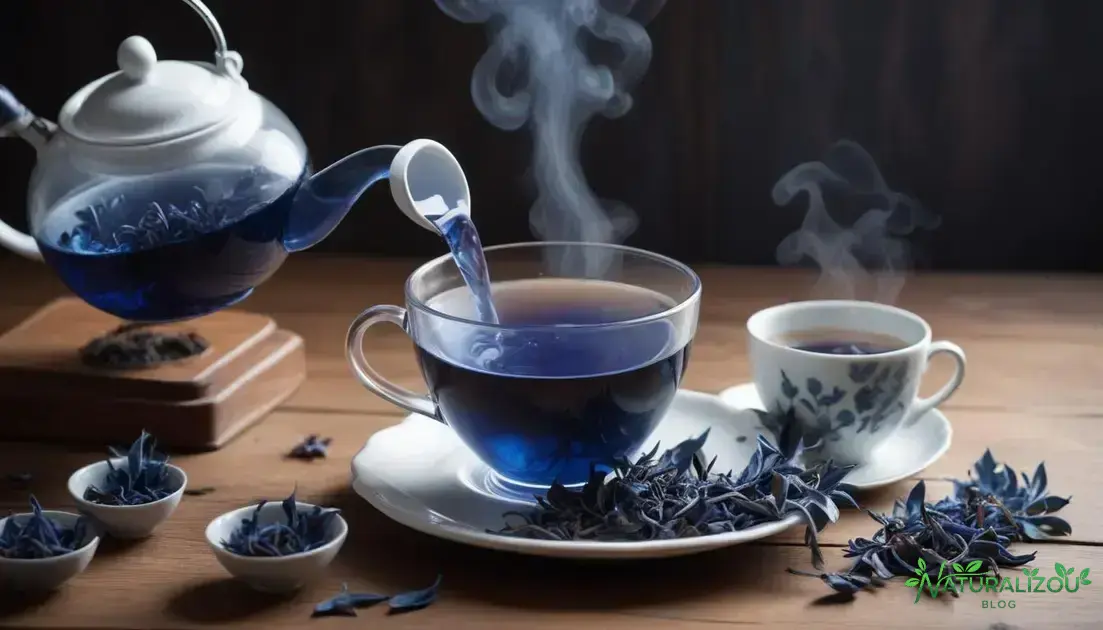 Como preparar o chá azul da forma correta