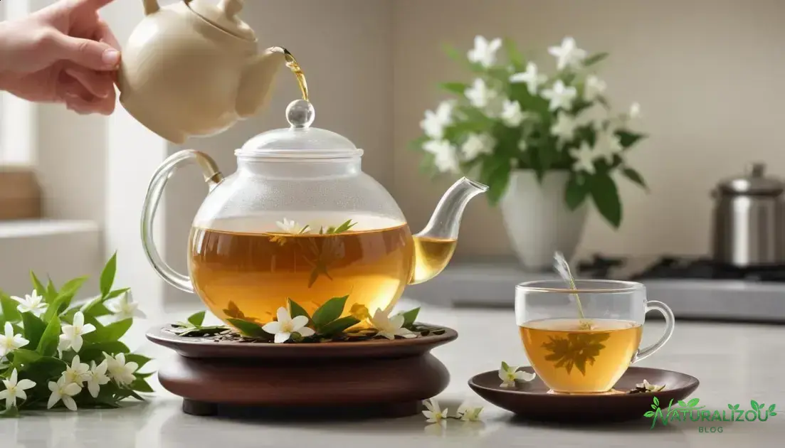 como preparar o chá de jasmim corretamente