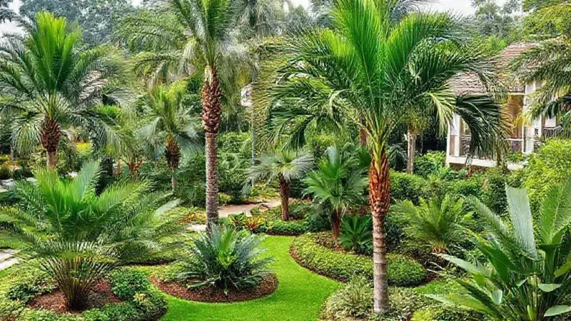 como usar palmeiras no paisagismo e valorizar seu ambiente