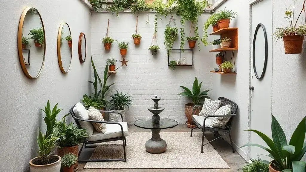 Elementos decorativos que dão sensação de amplitude