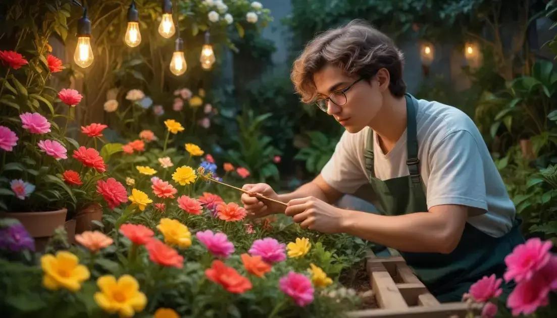 Maneiras seguras de manejar flores tóxicas
