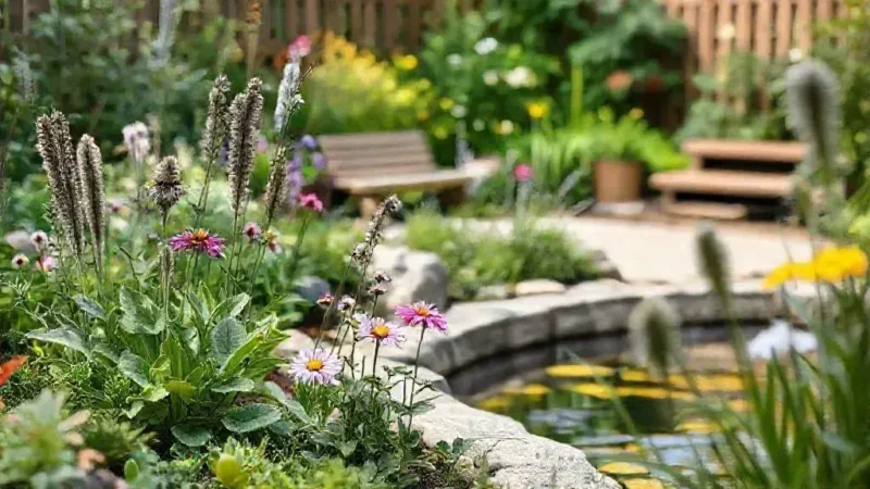 paisagismo com foco em design sensorial: toque, cheiro e som no seu jardim