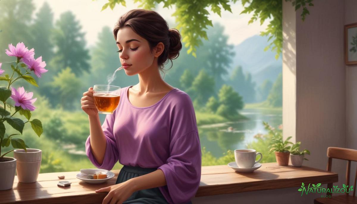 Uso do chá de malva para problemas específicos