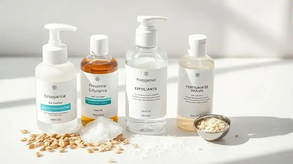 Tipos de esfoliantes ideais para diferentes peles Tipos de esfoliantes ideais para diferentes peles
