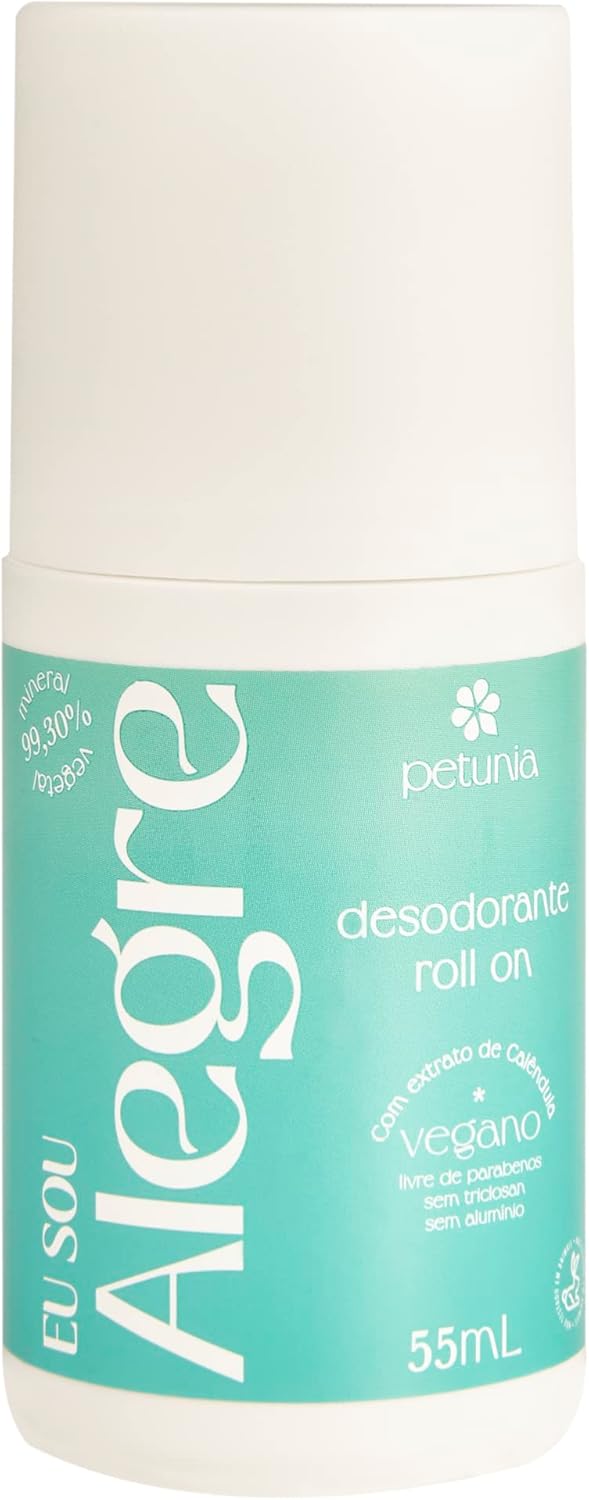 Petunia Desodorante Vegano Roll On Eu Sou Alegre 55Ml Petunia Desodorante Vegano Roll On Eu Sou Alegre 55Ml