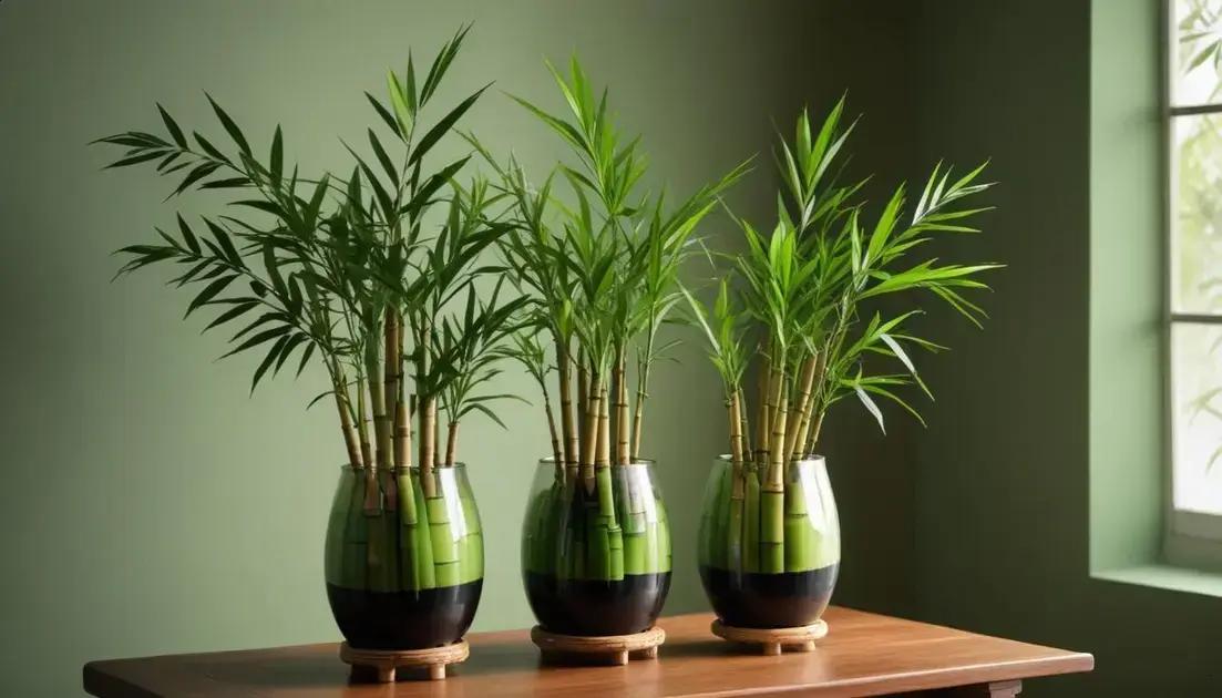 6. Bambu da sorte: boas energias e facilidade de cuidado