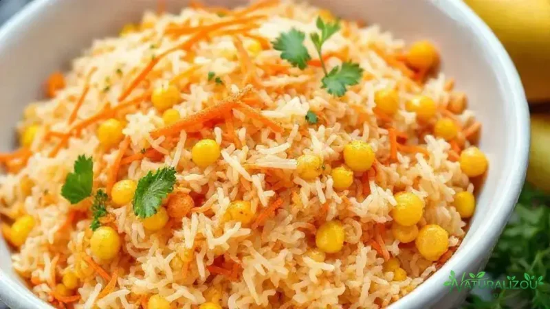 arroz com cenoura e milho: receita simples que vai surpreender