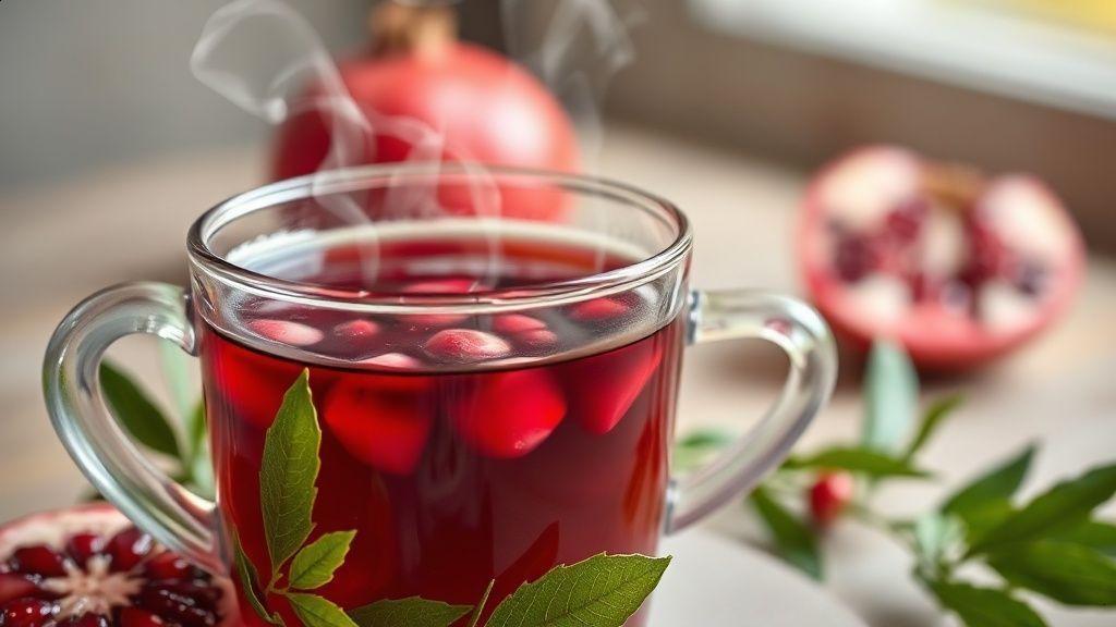 Uso do chá de romã em tratamentos e cuidados do dia a dia Uso do chá de romã em tratamentos e cuidados do dia a dia