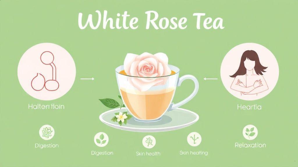 Usos tradicionais e culturais do chá de rosa branca