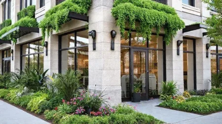 como aplicar paisagismo em fachadas comerciais para valorizar seu negócio