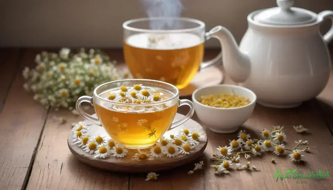 como preparar o chá camomila corretamente