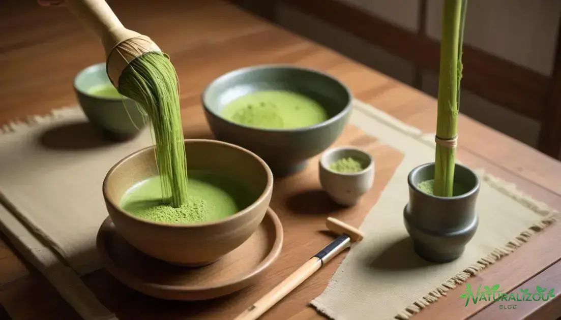 como preparar o chá verde matcha da maneira correta