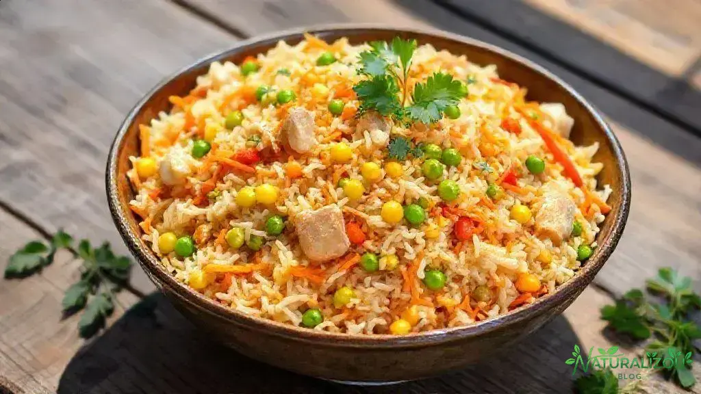 Como variar o arroz com cenoura e milho com ingredientes extras