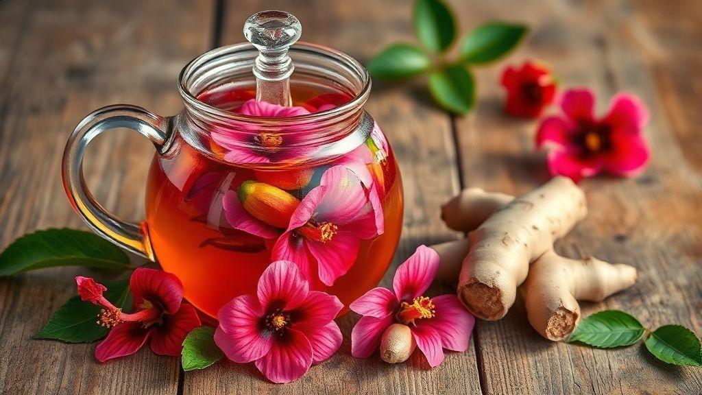 O que é hibisco com gengibre?