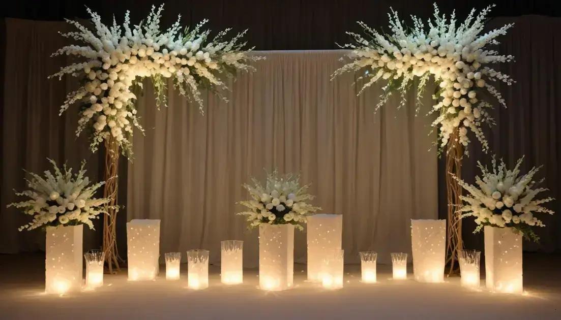 Ideias para usar flores brancas na decoração de eventos