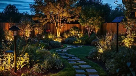 iluminação solar para paisagismo externo: transforme seu jardim hoje