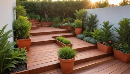 Inove na decoração com deck de madeira para jardim