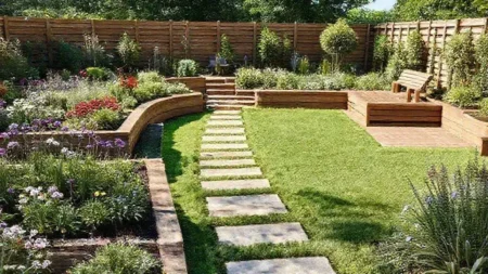 paisagismo com dormentes de madeira: ideias que transformam seu jardim