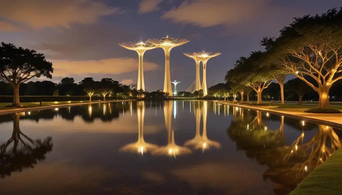 Parques e jardins no coração da capital Brasília