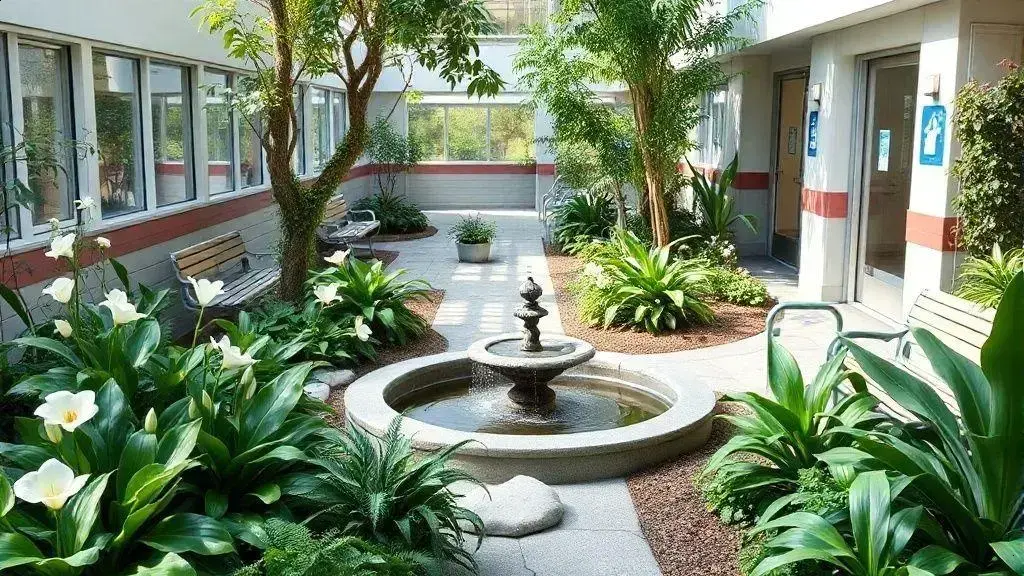 Tipos de plantas e elementos indicados para hospitais e clínicas