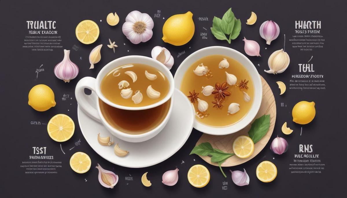 Como preparar o chá de alho com limão e mel corretamente Como preparar o chá de alho com limão e mel corretamente