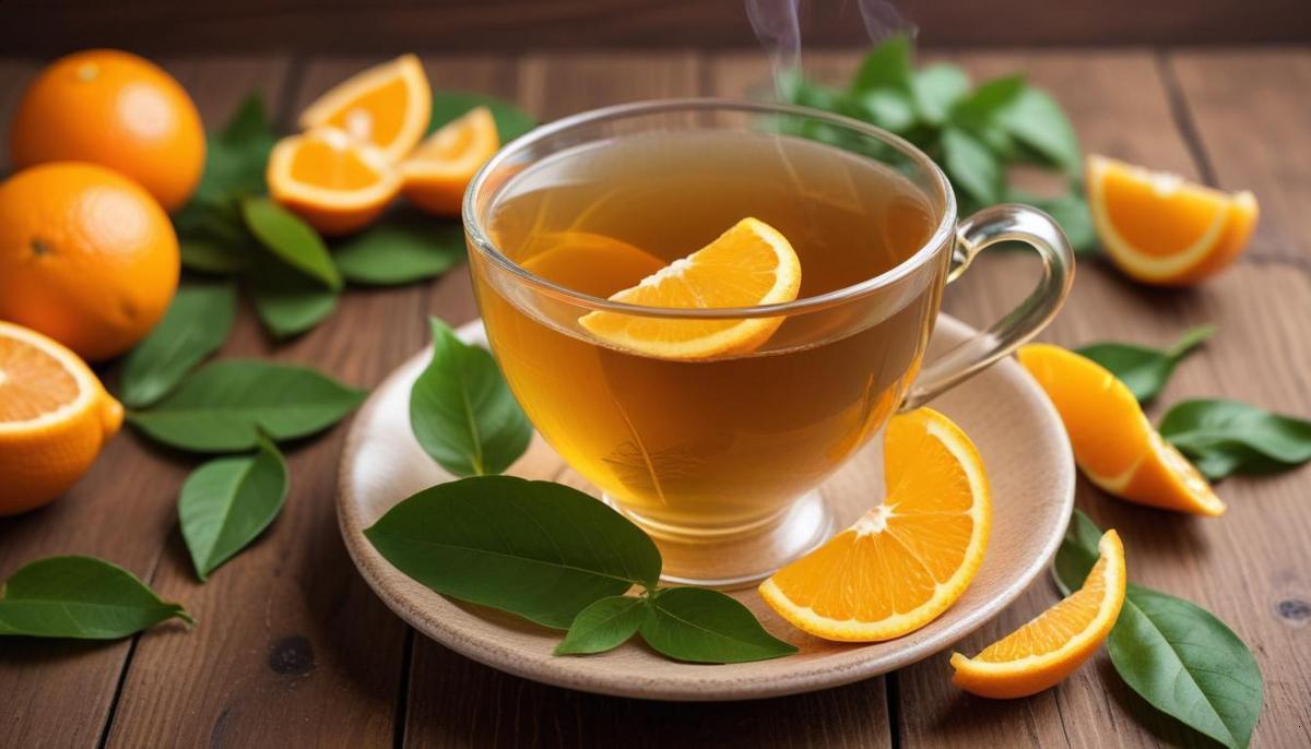 Como preparar o chá de casca de laranja corretamente Como preparar o chá de casca de laranja corretamente