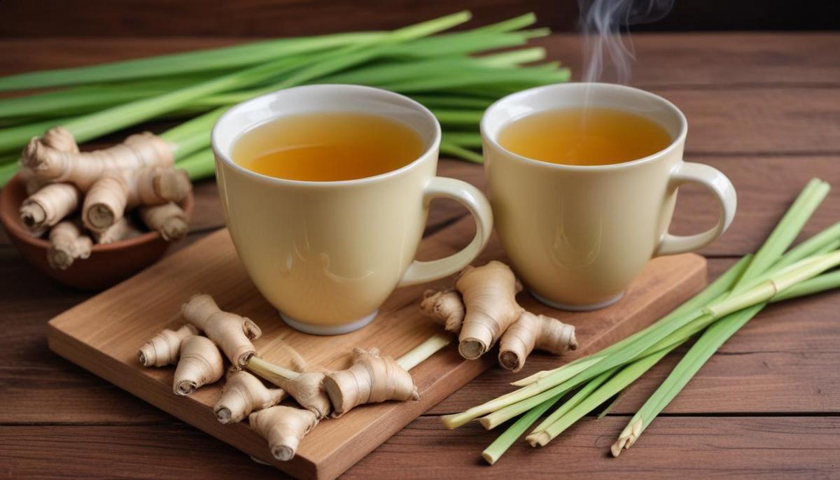 O que é o chá de capim limão com gengibre?