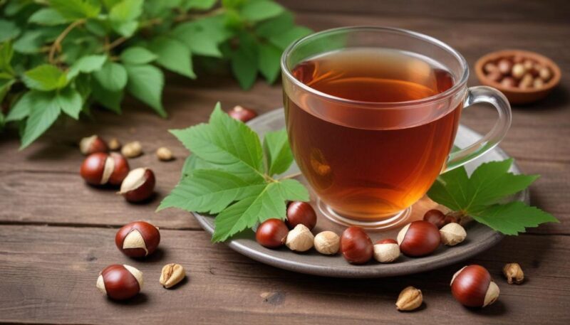 Chá de castanha da índia para circulação: benefícios e como usar corretamente