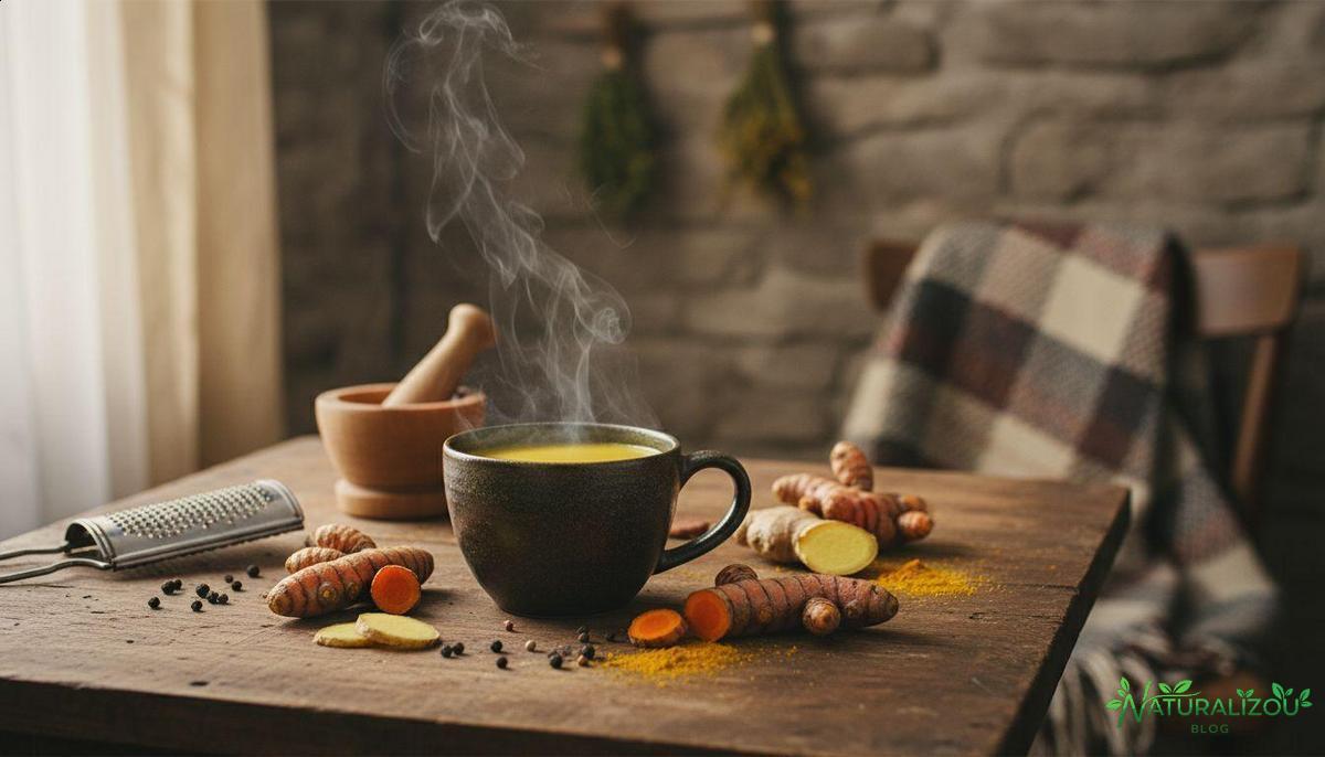 Como preparar o chá de cúrcuma