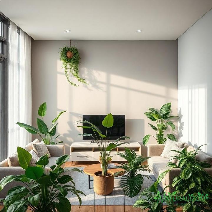 Plantas artificiais para decoração